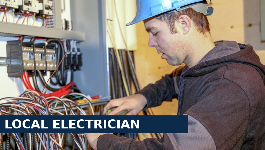 Local electrician Harold Wood